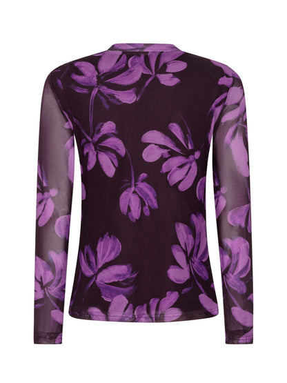 Ydence | Top Willemijn | Plum Flower