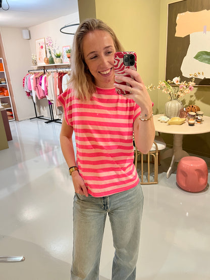 T-shirt - Kate roze streep