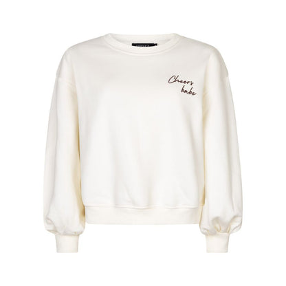 Ydence | Sweater Cheers babe | Ecru