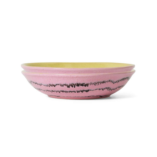 HKLIVING - 70s Curry bowls set van 2 - Bubble
