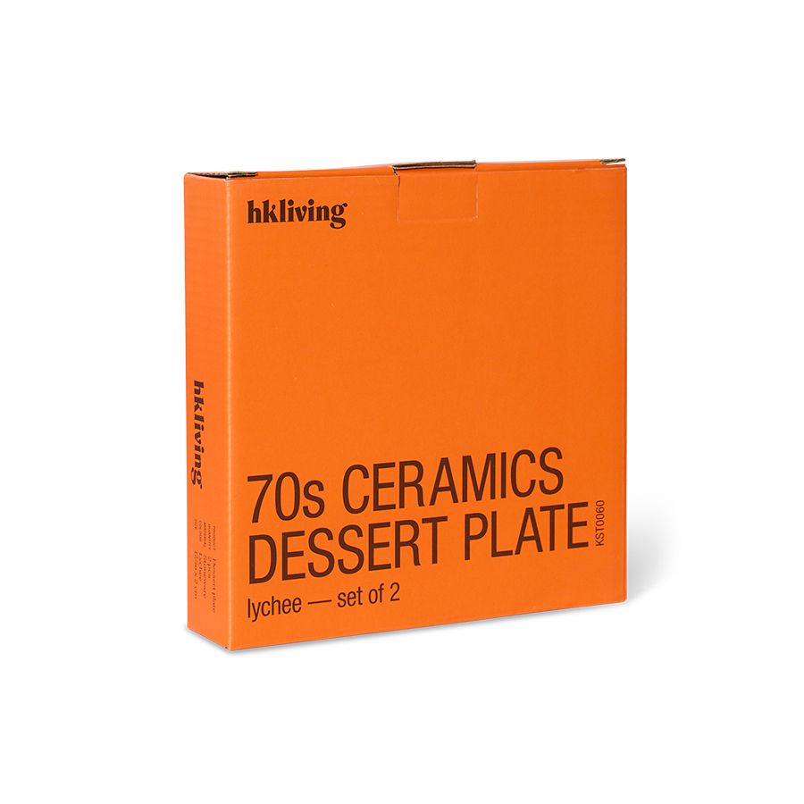 HKLIVING - 70s dessert plate - Lychee