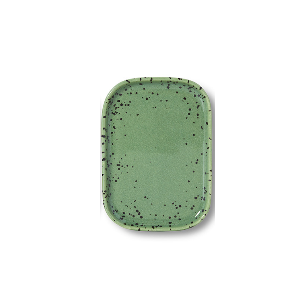 PRE ORDER - HKLIVING - 70s ceramics - Small Tray - Fleck