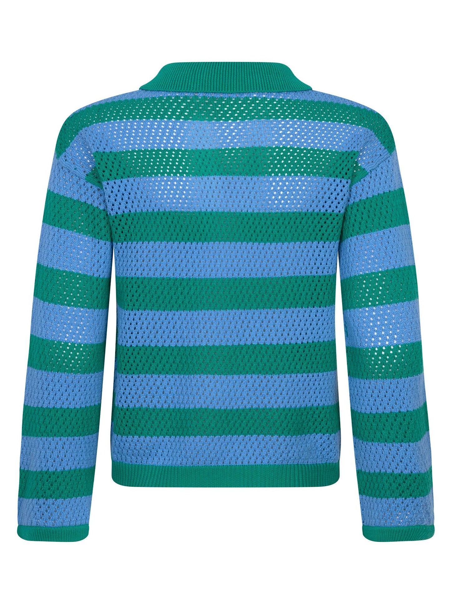 Ydence | Knitted Top Agnes | Blue/see Green