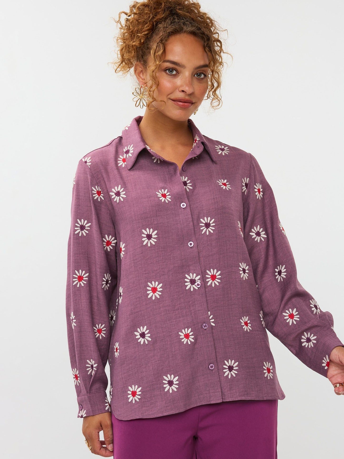 Ydence | Blouse Gabia | Mauve