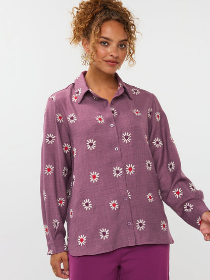 Ydence | Blouse Gabia | Mauve