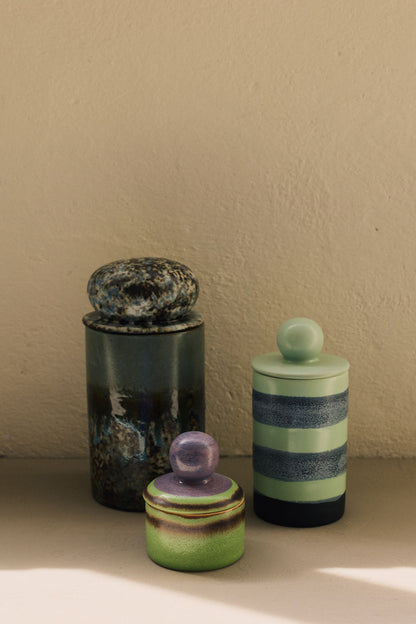 PRE-ORDER - HKLIVING - 70s ceramics: Voorraadpot XS - Mochi