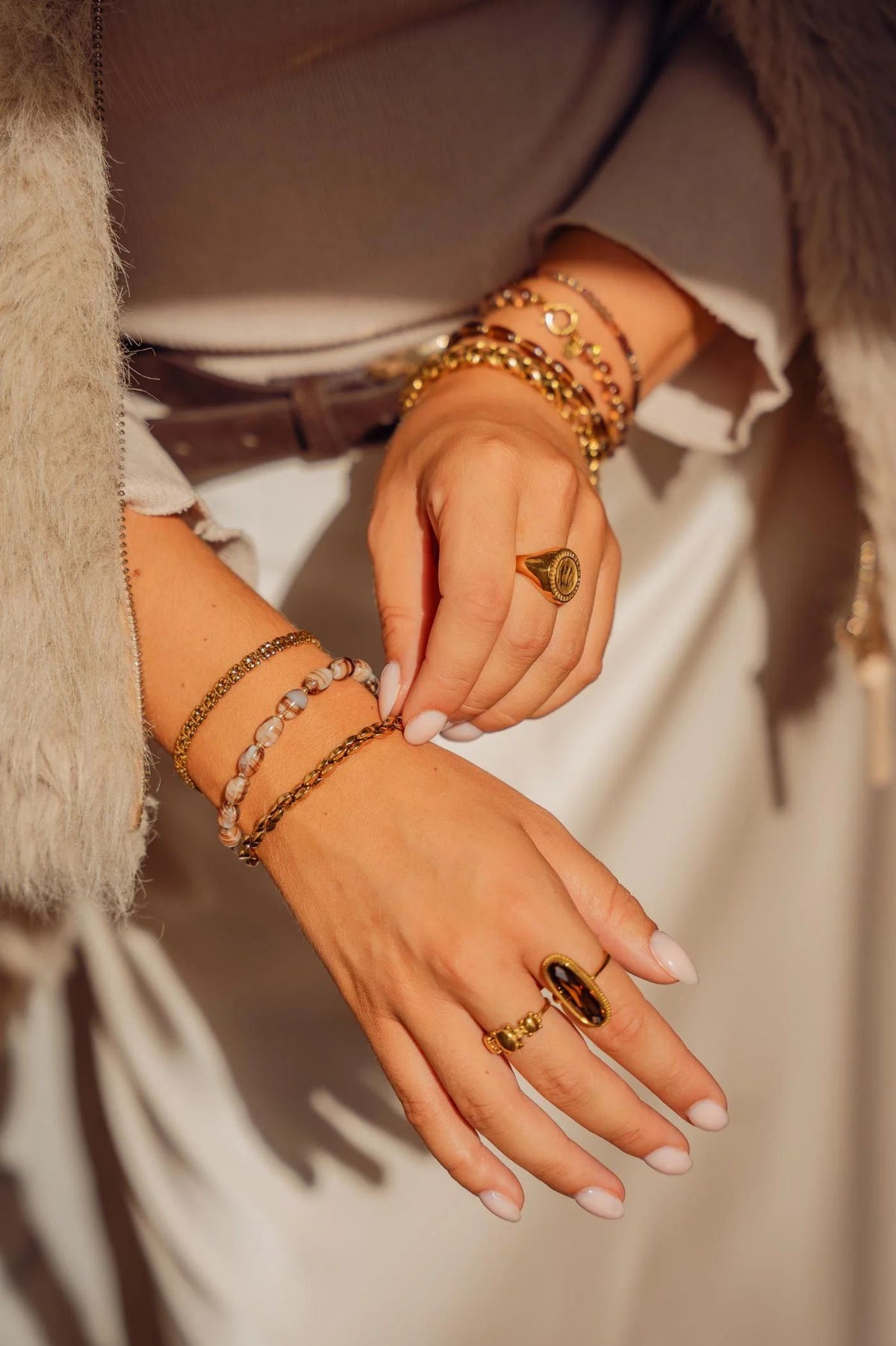 Label Kiki - Bracelet Gold - Classic Square