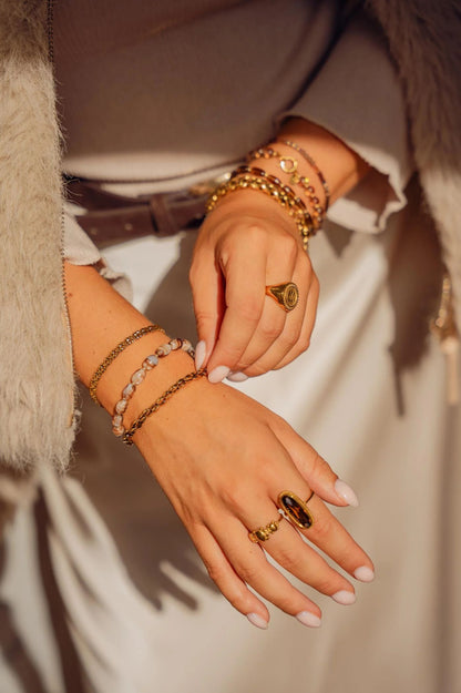 Label Kiki - Bracelet Gold - Classic Square