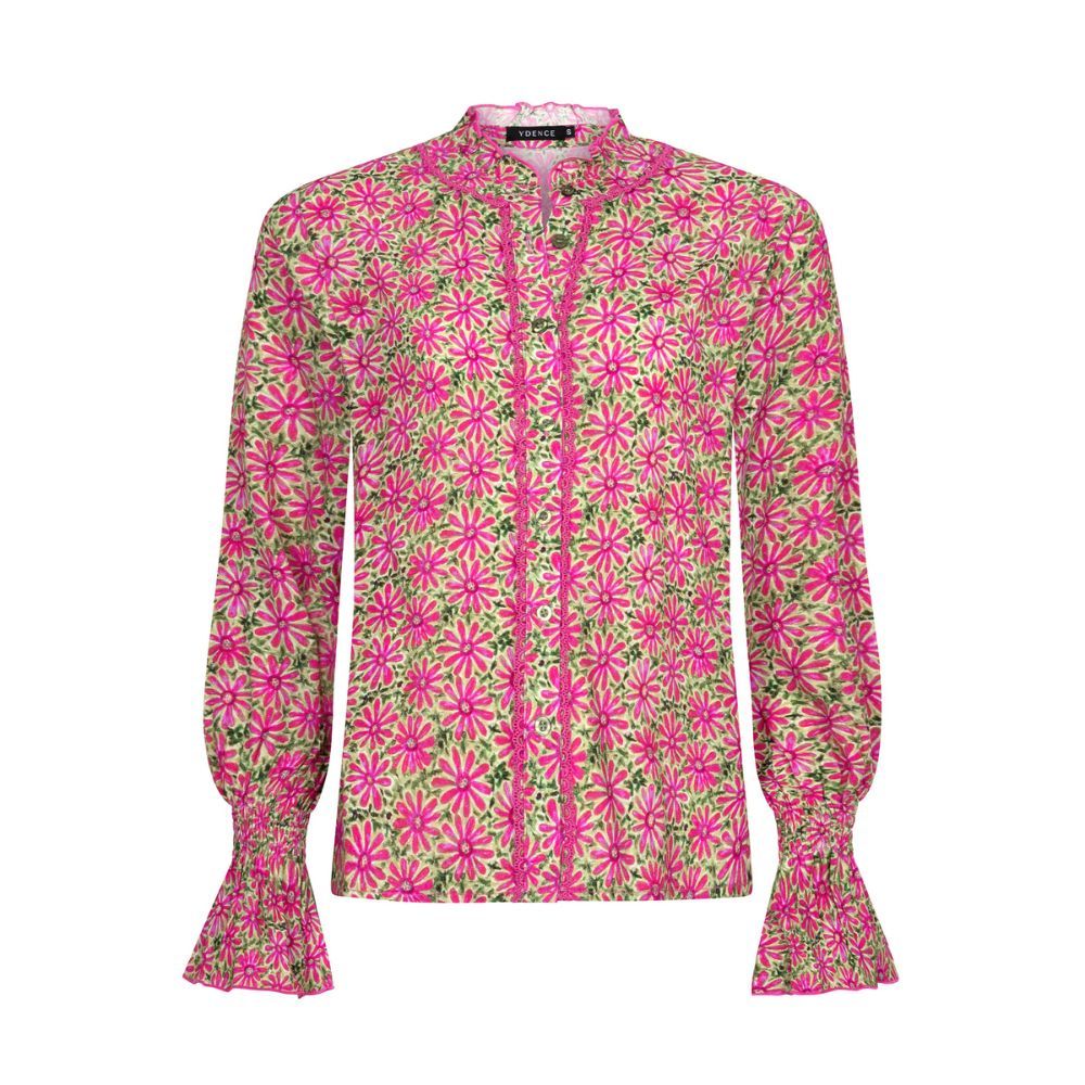 Ydence | Blouse Francesca | Pink Flower