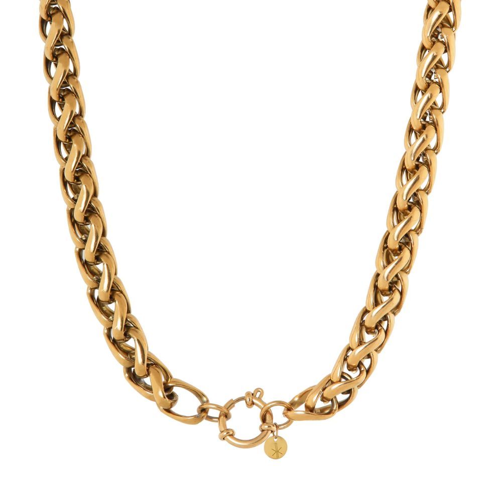 Label Kiki - Necklace Gold - Cobra Midi