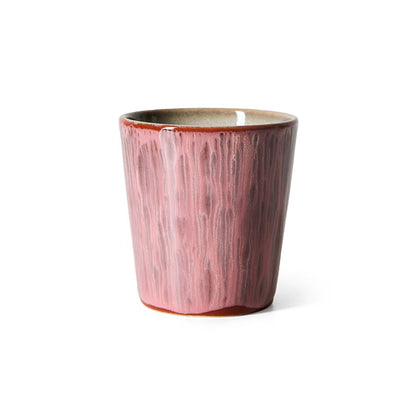 PRE ORDER - HKLIVING - 70s koffiemok - Rhubarb
