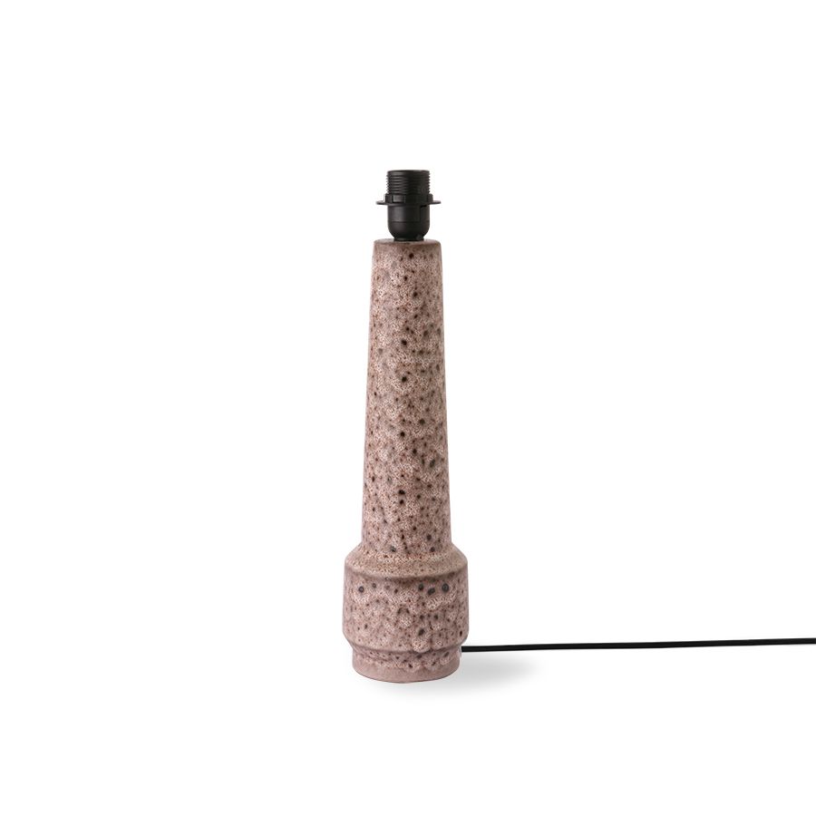 HKLIVING - Retro stoneware lamp base - brown