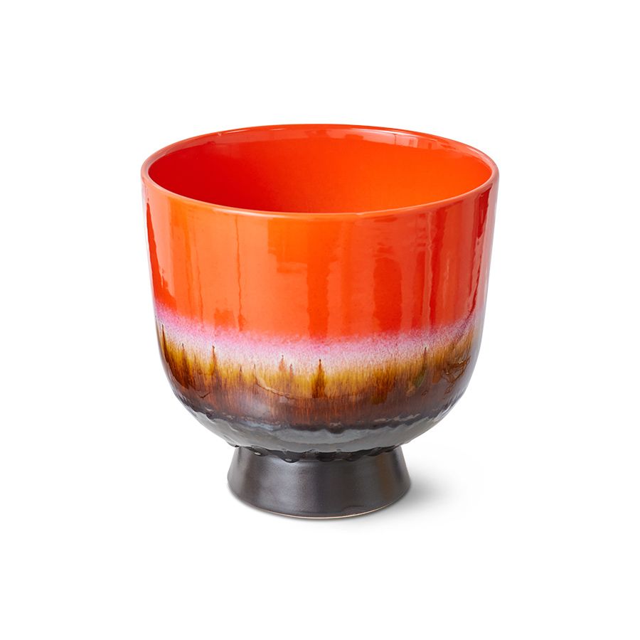HKLIVING - Retro Flower Pot - Cherry Red