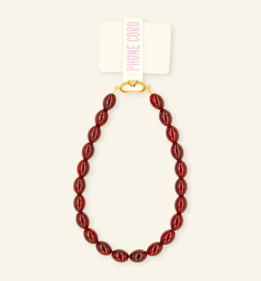 Mable Happiness - Phone Cord - Garnet Love
