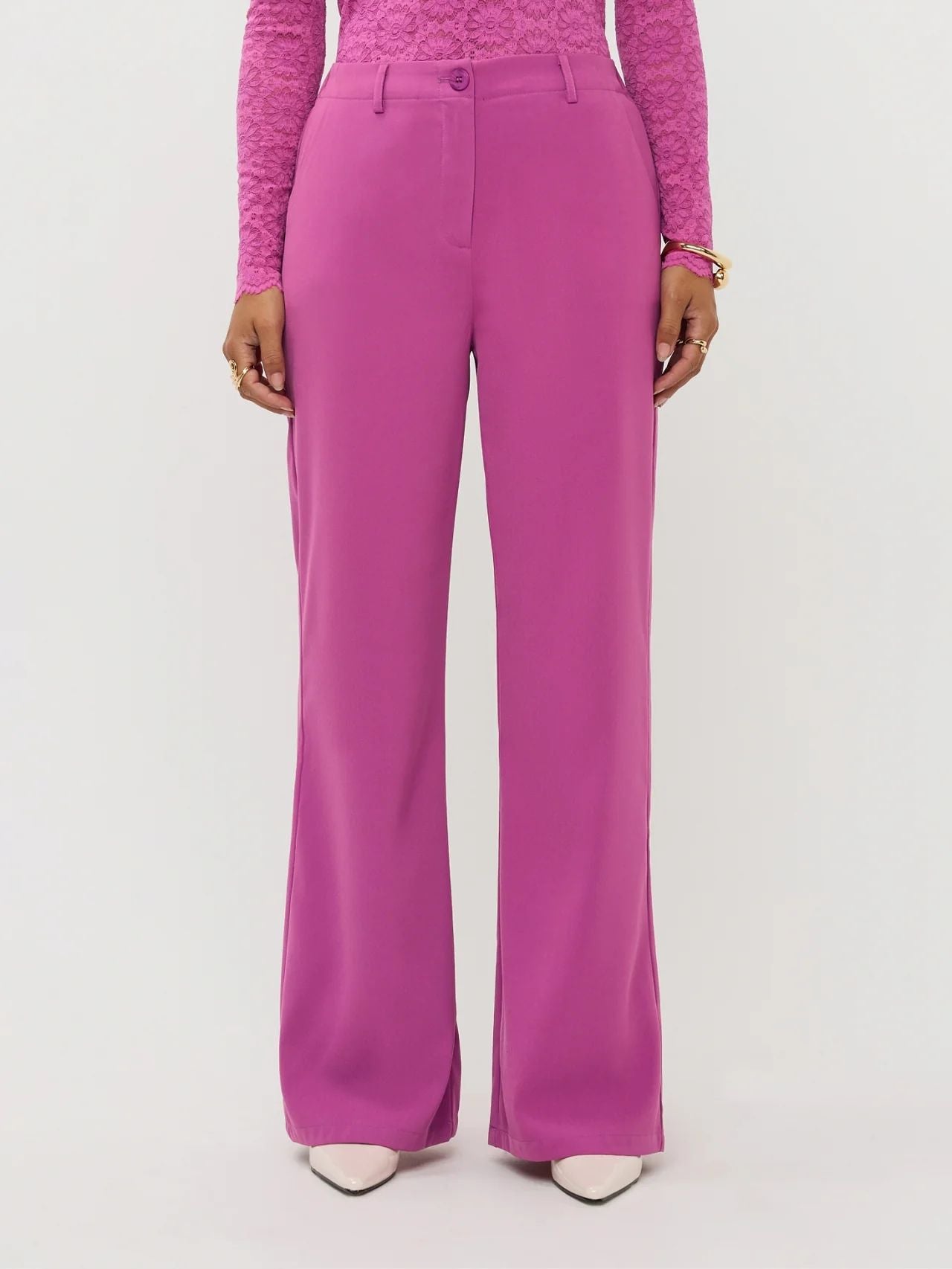Ydence | Pants Solange | Fuchsia purple