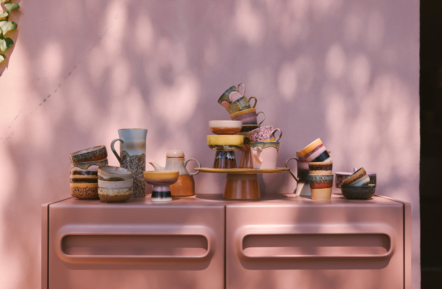 HKLIVING - 70s cappuccino mok - Sunset