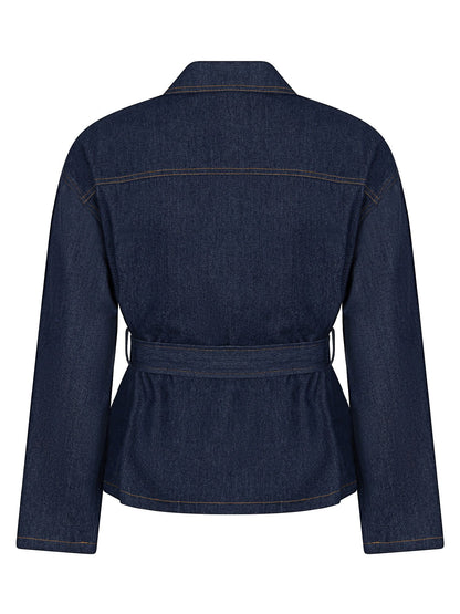 Ydence | Blouse Amina | Dark denim