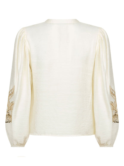 Ydence | Blouse Rose | Ecru