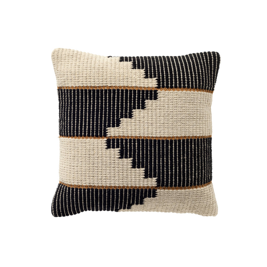 Dutch Decor - Sierkussen Vince Zwart/Wit