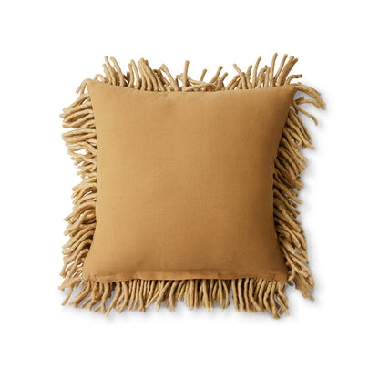 HKLIVING - Rugged Woolen Sierkussen - Olive