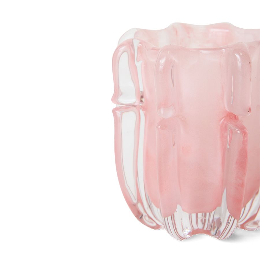 HKLIVING - Coralla candle holder - Soft Pink