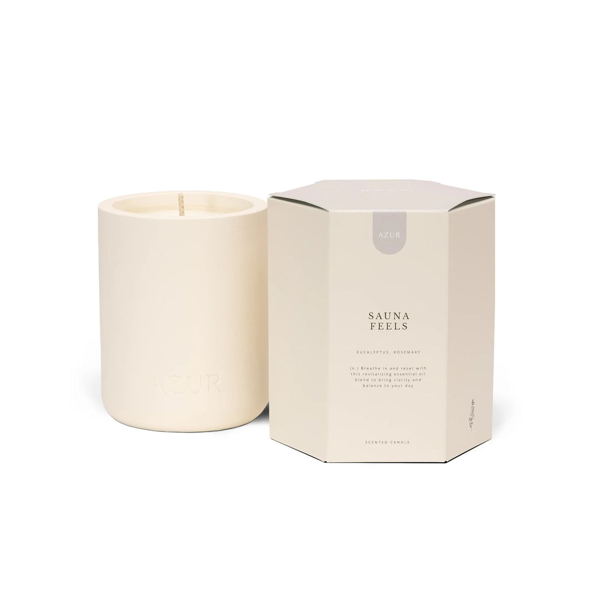 Azur Natural Bodycare - Geurkaars - Sauna Feels
