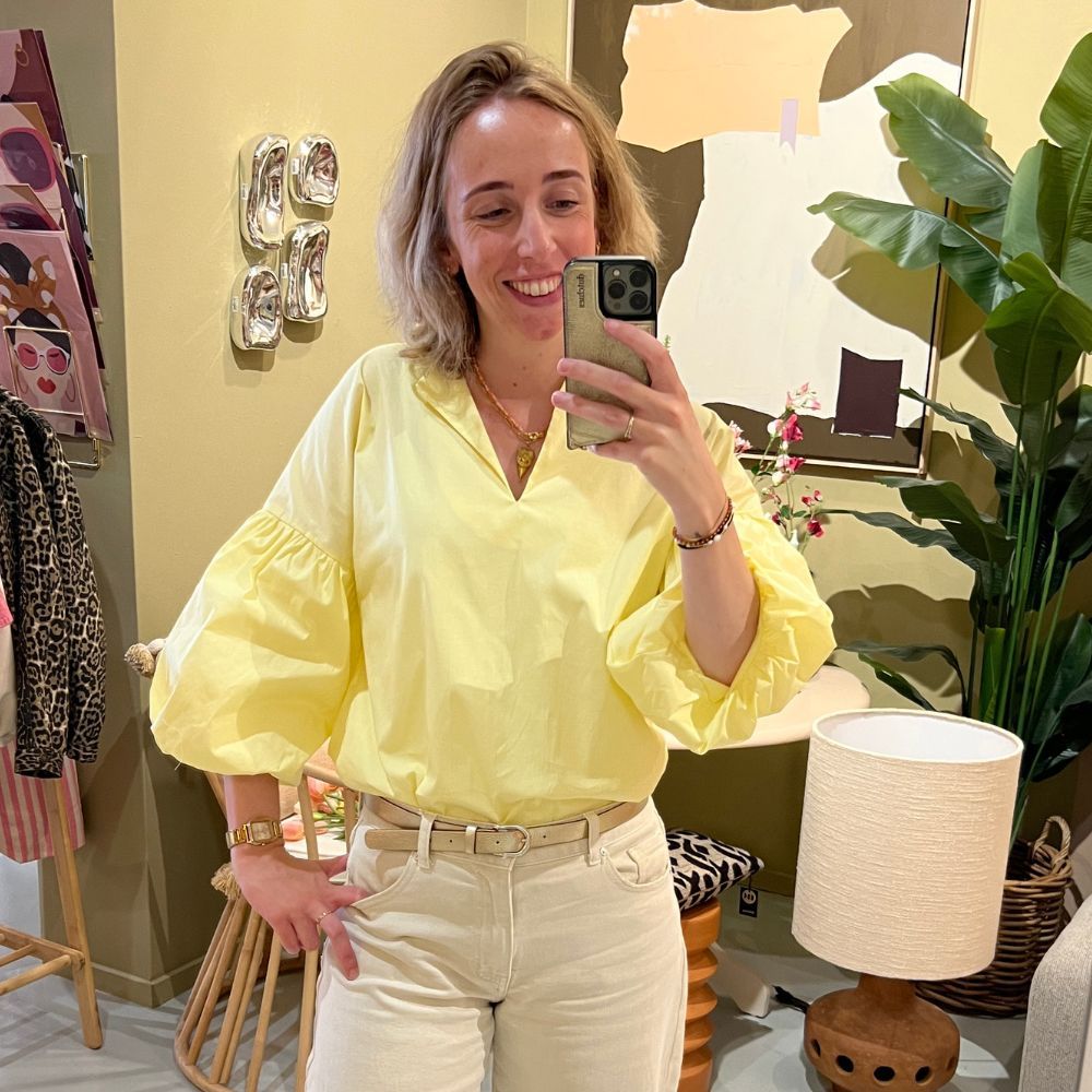 Blouse Lily - Geel