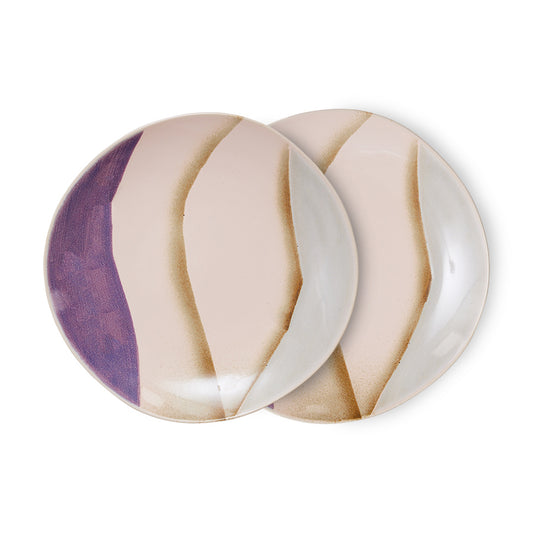 HKLIVING - 70s side plates set van 2 - Valley