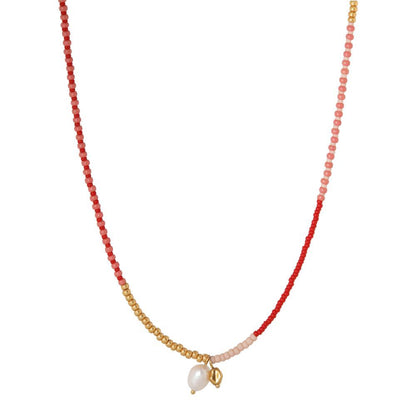 Label Kiki - Tropical treasure necklace gold
