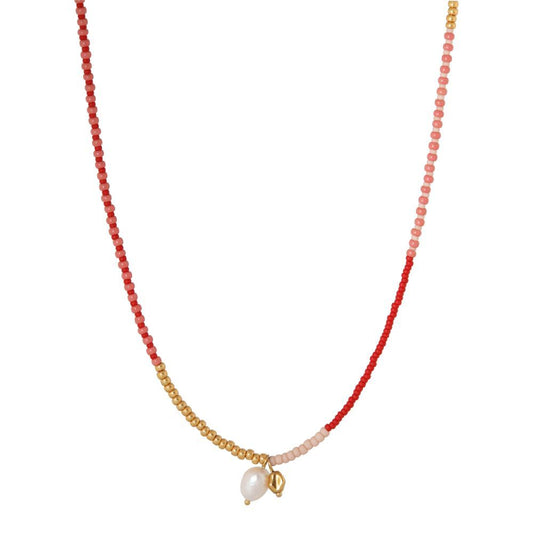 Label Kiki - Tropical treasure necklace gold