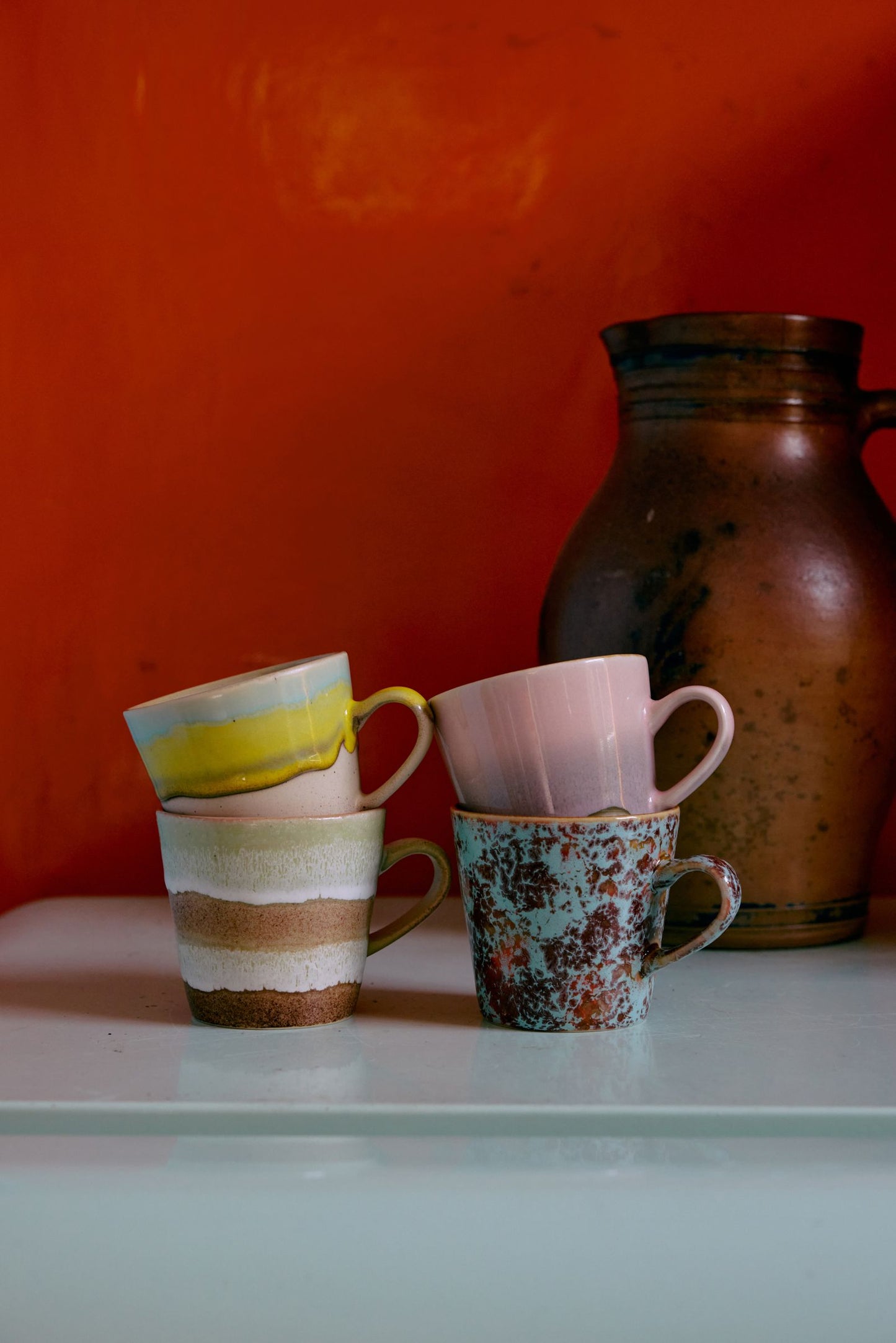 PRE ORDER - HKLIVING - 70s Americano mok - Patina