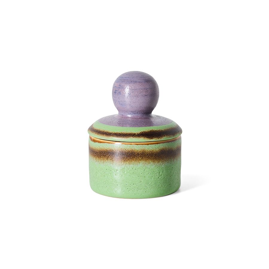 PRE-ORDER - HKLIVING - 70s ceramics: Voorraadpot XS - Mochi
