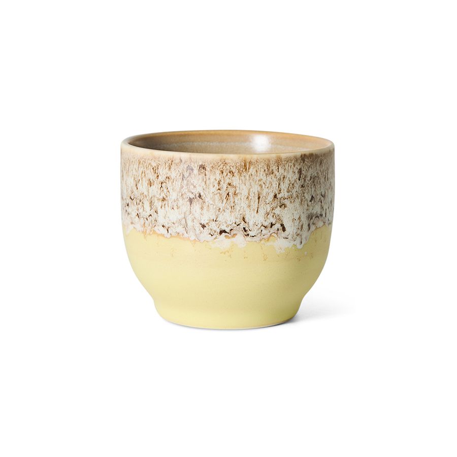 PRE-ORDER - HKLIVING - 70s ceramics: Cafe cup - Custard