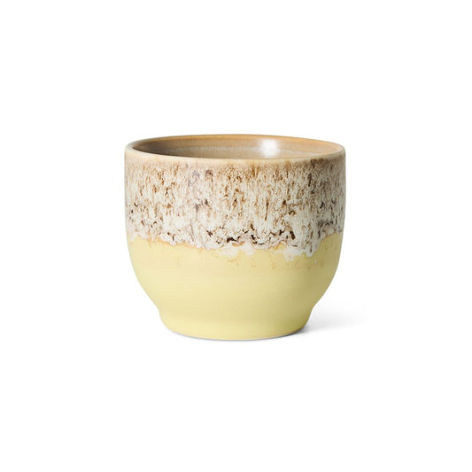 PRE-ORDER - HKLIVING - 70s ceramics: Cafe cup - Custard