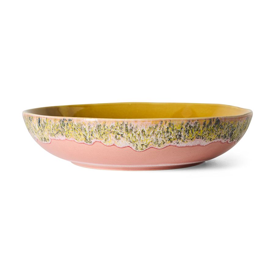 PRE-ORDER - 70s ceramics: Serving bowl - Macaron