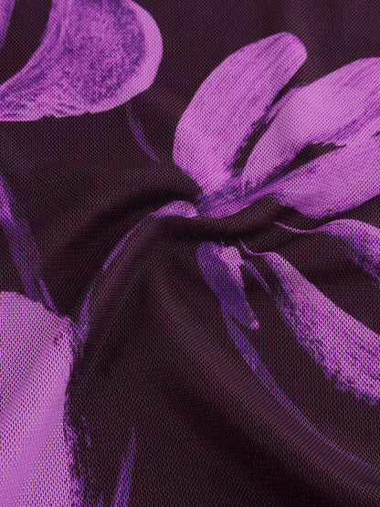 Ydence | Top Willemijn | Plum Flower
