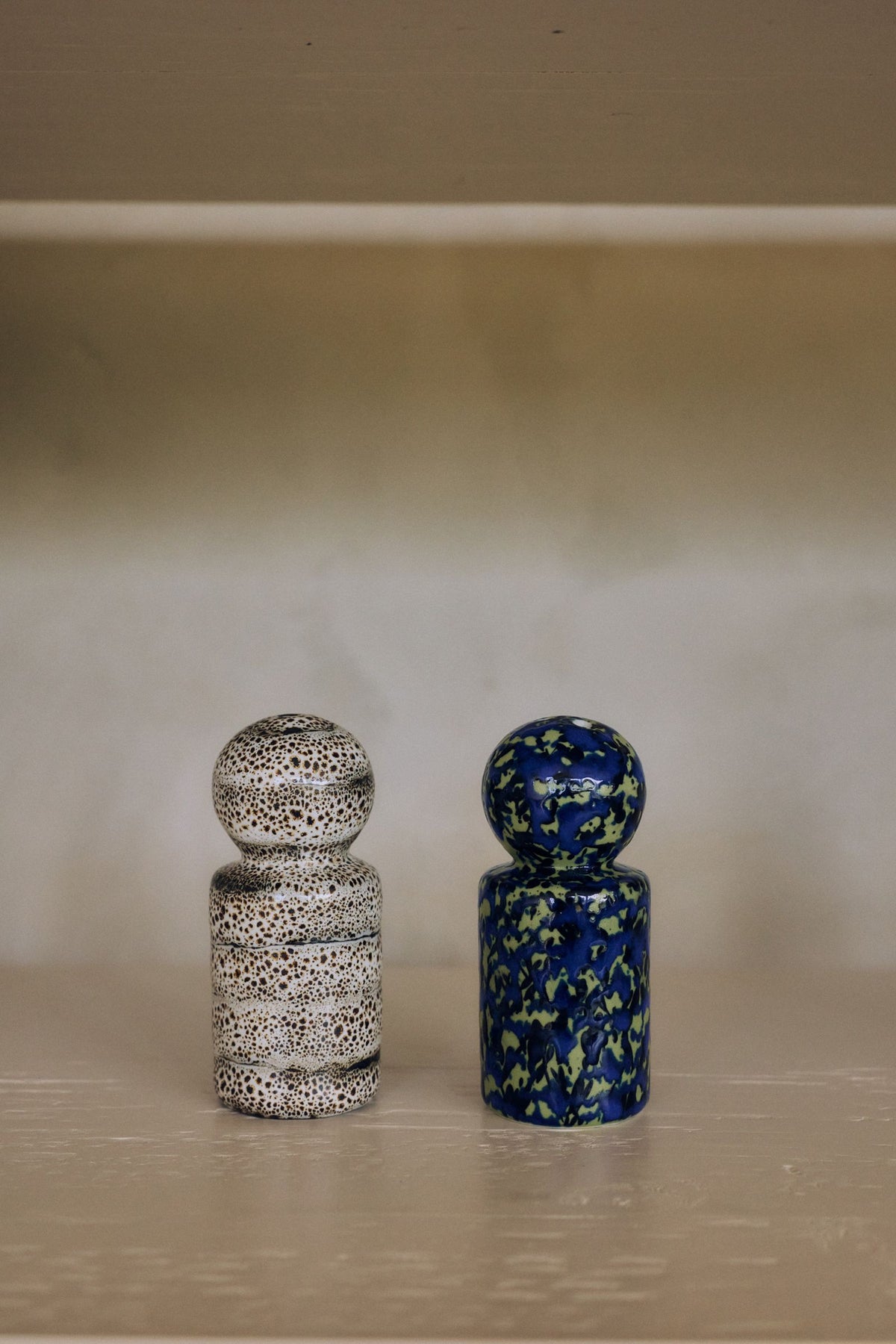 PRE-ORDER - HKLIVING - 70s ceramics: Pepper & zoutstel - Grain