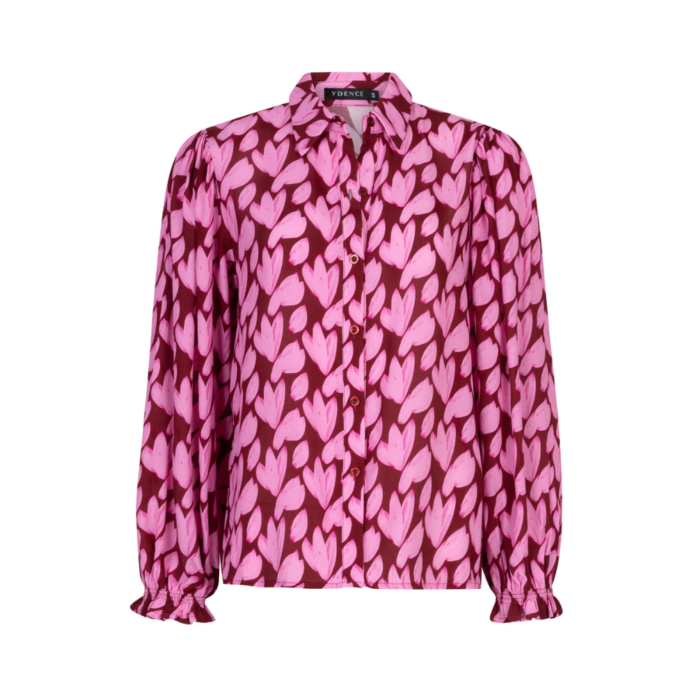 Ydence | Blouse Alyssa | Pink Flower