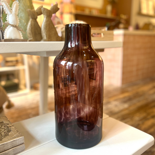 Vaas - Glas Geblazen Burgundy