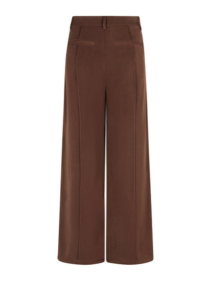 Ydence | Pants Geneve | Dark Brown