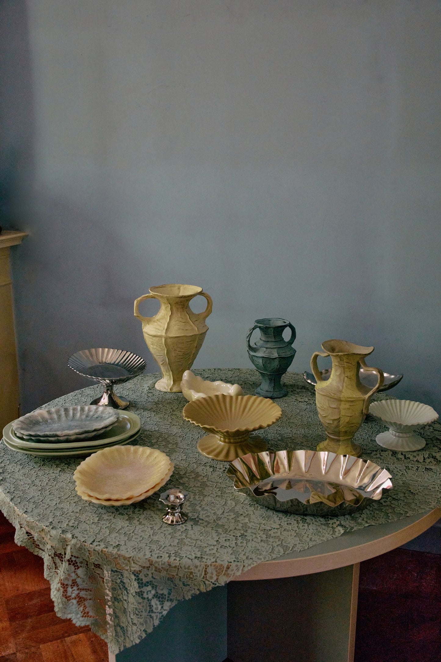 HKLIVING - New classics resin tray - Ivory