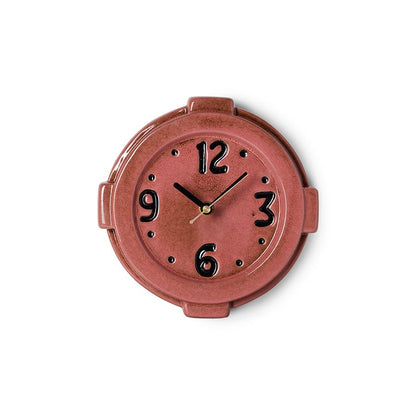 PRE-ORDER - HKLIVING - Retro ceramic wall clock - Pink