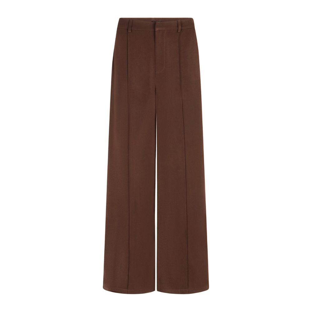 Ydence | Pants Geneve | Dark Brown