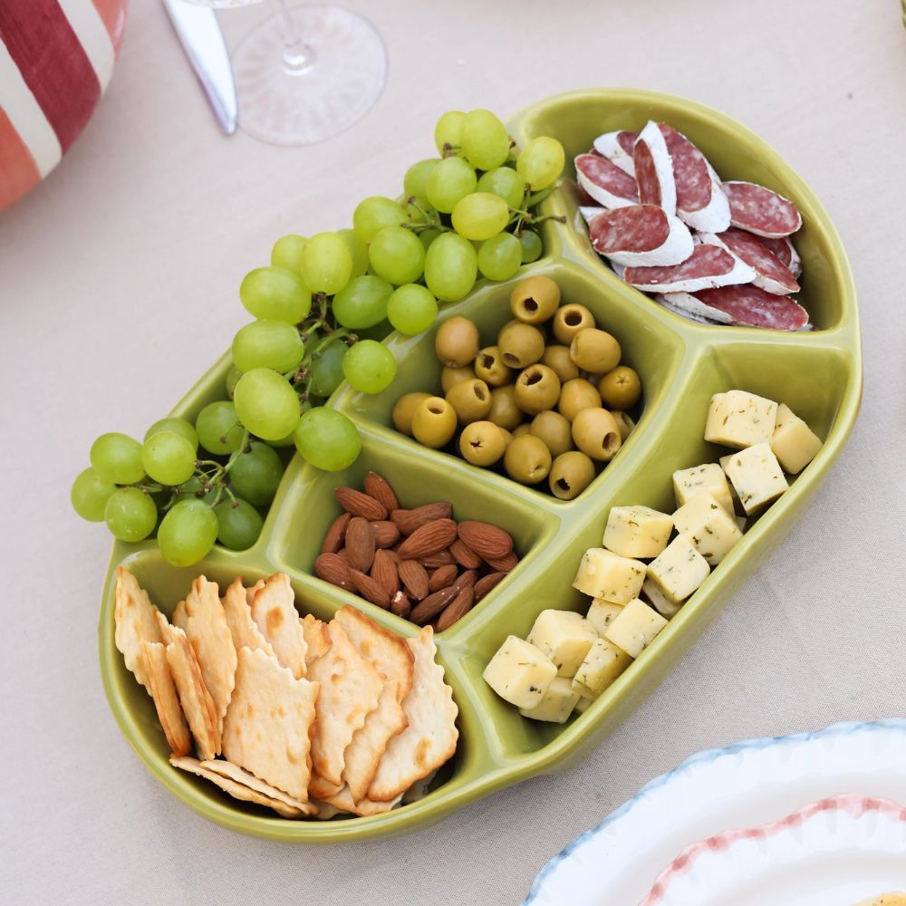 Nine Kitchenware - Snack platter - Green Ollie