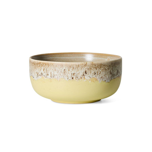 PRE-ORDER - HKLIVING - 70s ceramics: Dessert bowl - Custard