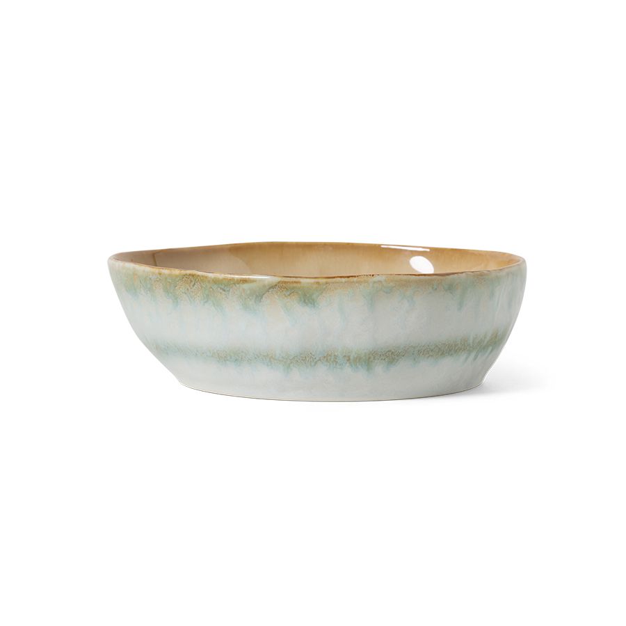 HKLIVING - 70s Pasta Borden set van 2 - Petal