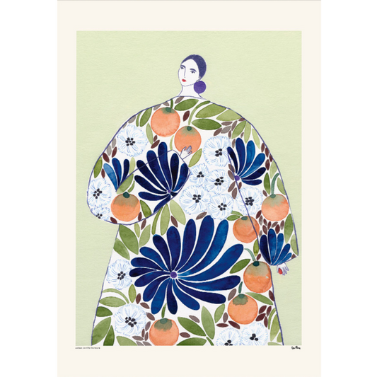 Poster - Orange Coat 30x40cm