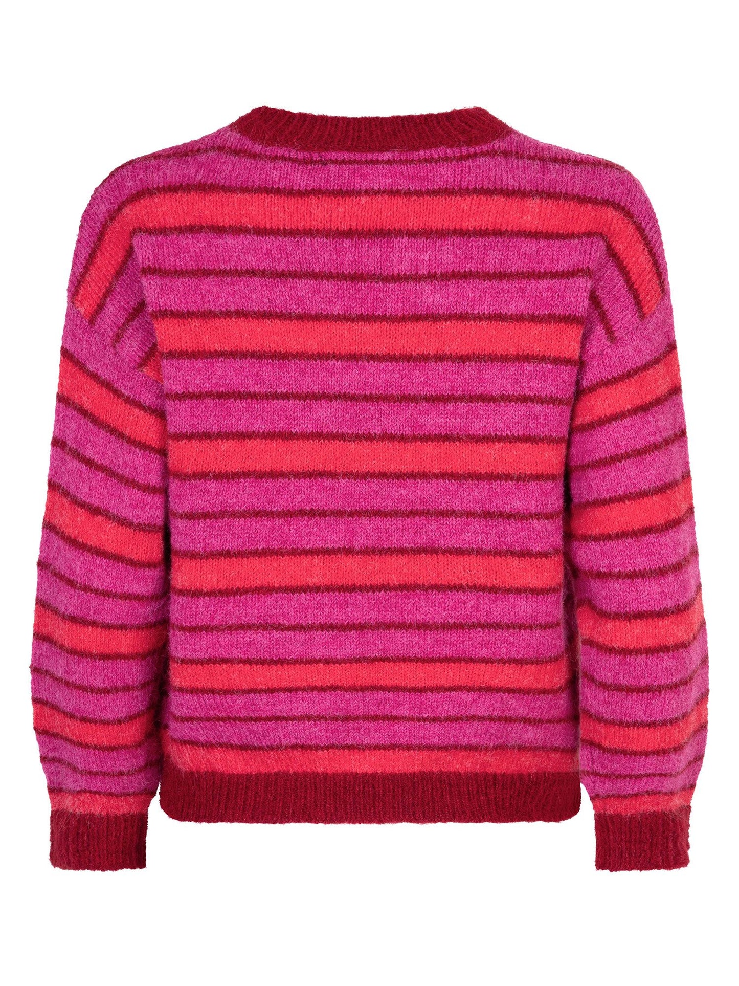 Ydence | Knitted Sweater Aria | Fuchsia/red