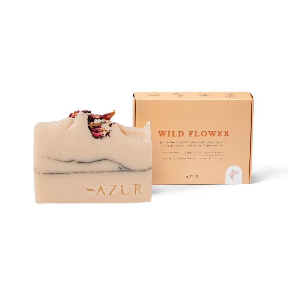 Azur Natural Bodycare - Soap Bar - Wild Flower