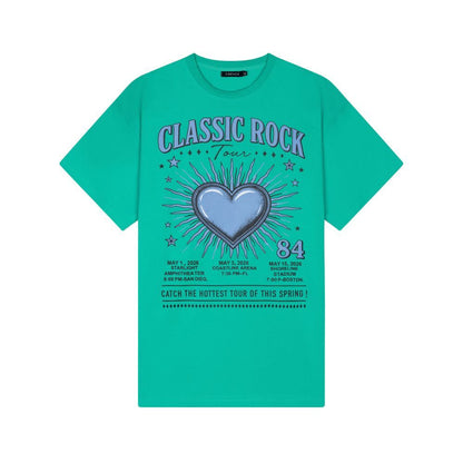 Ydence | T-shirt Classic Rock | Sea green